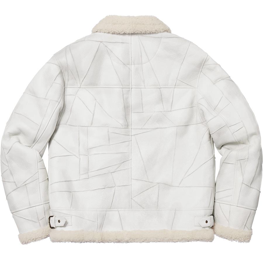 Supreme Patchwork Shearling B3 Jacket White - Novelship